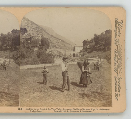 Visp valley from near stalden - visp,