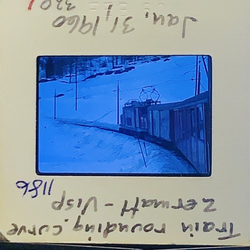 Vintage 1960 35mm slide train - vintage,
