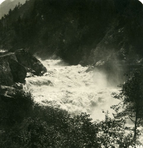 Switzerland visp falls old - switzerland,